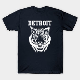Tiger from Detroit White T-Shirt